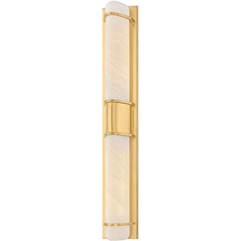 Tottenville 2 Light 4.25 inch Aged Brass Wall Sconce Wall Light