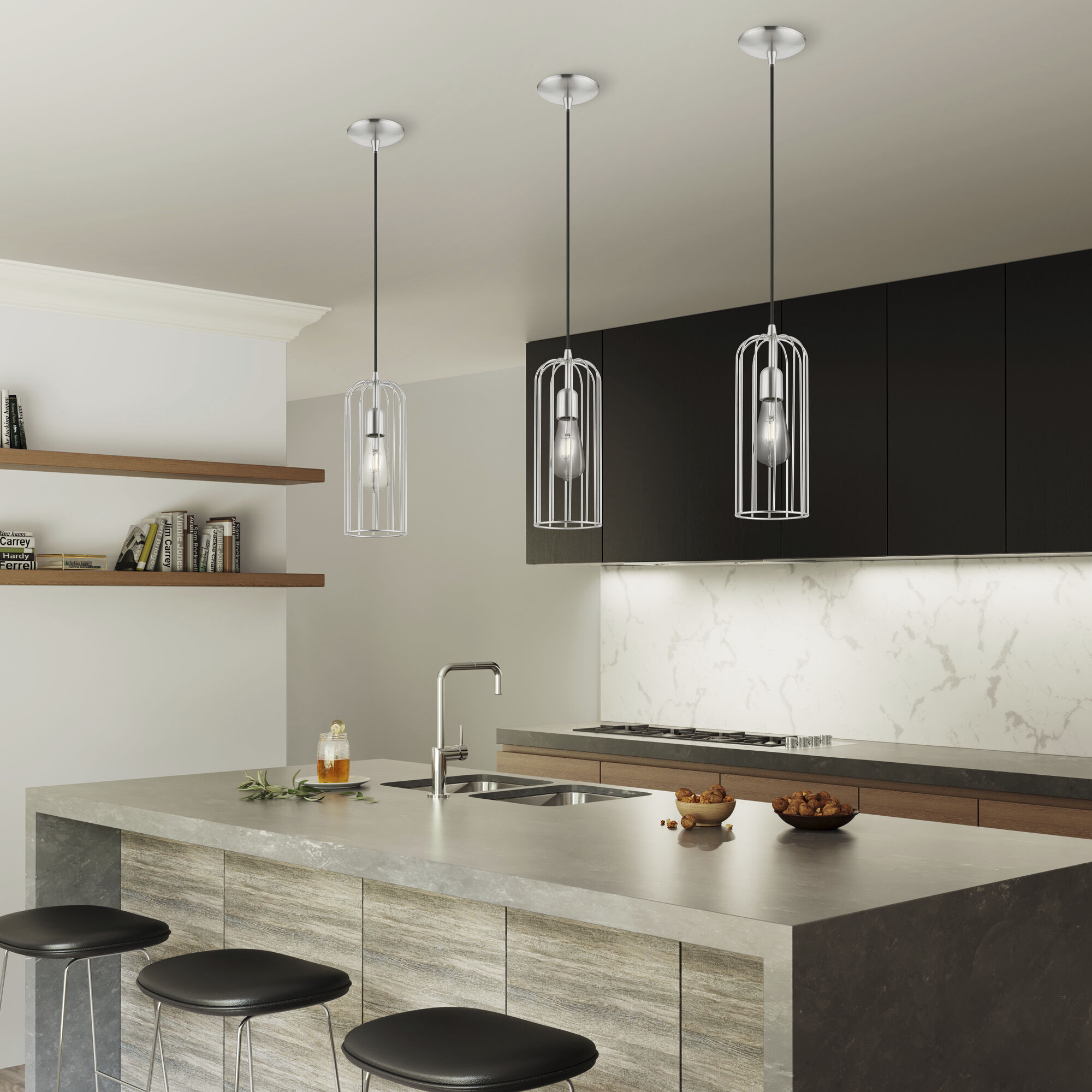 Glenbrook 1 Light 5 inch Brushed Nickel Pendant Ceiling Light