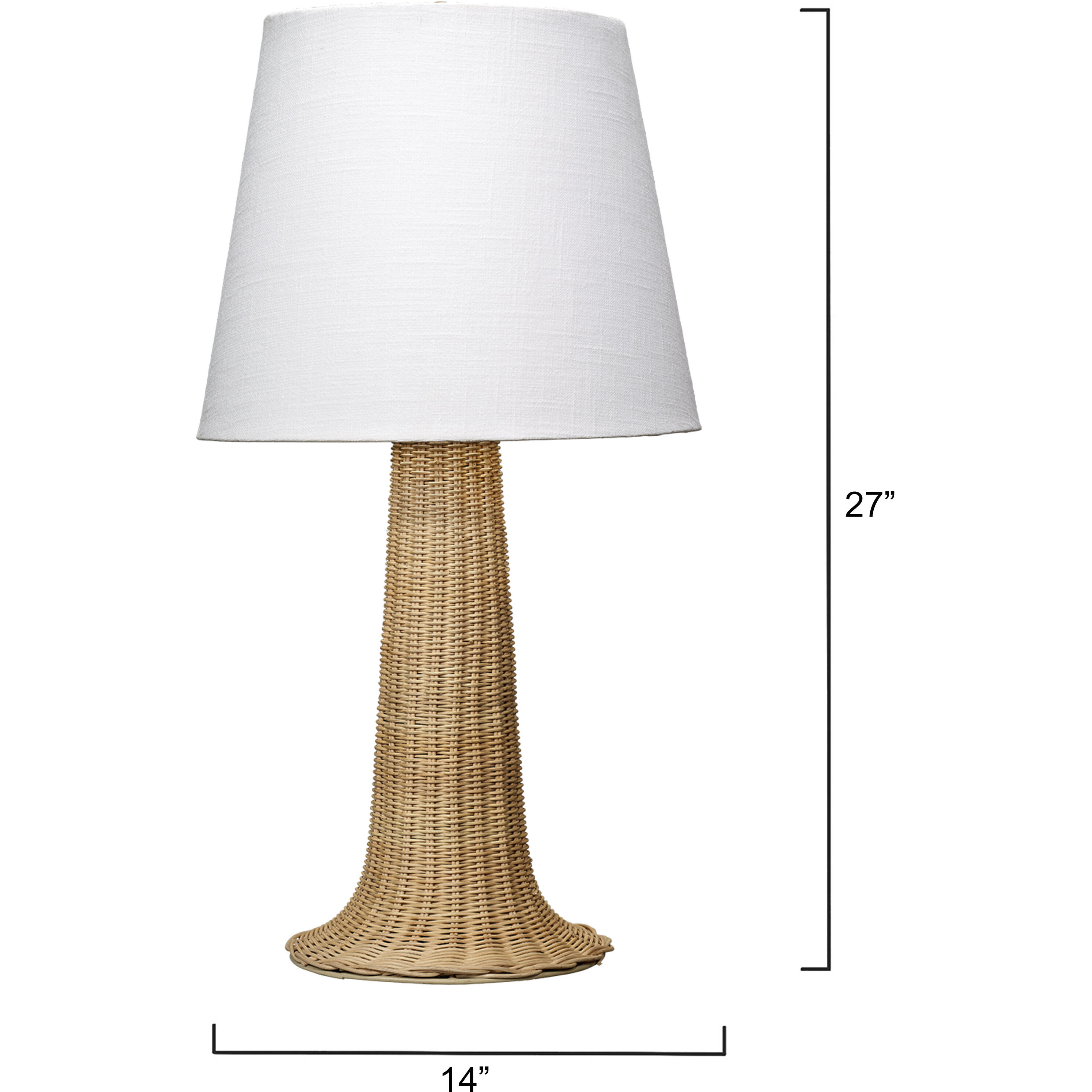 Walden 27 inch 60.00 watt Natural Table Lamp Portable Light
