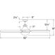 Oliver 62 inch Matte White with Heritage Brass with Matte White Blades Fan