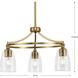 Parkhurst 3 Light 21 inch Brushed Bronze Chandelier Ceiling Light