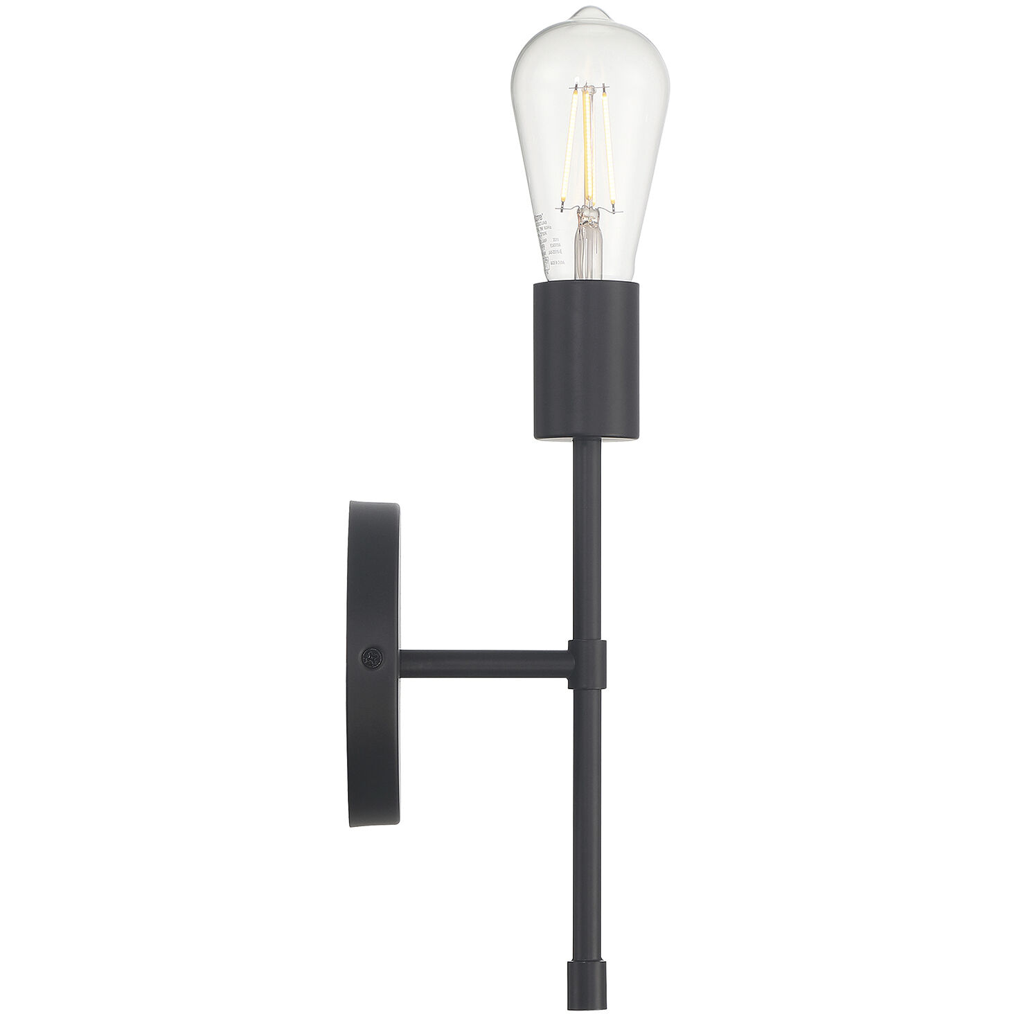 Iconic II LED 5 inch Matte Black Wall Sconce Wall Light
