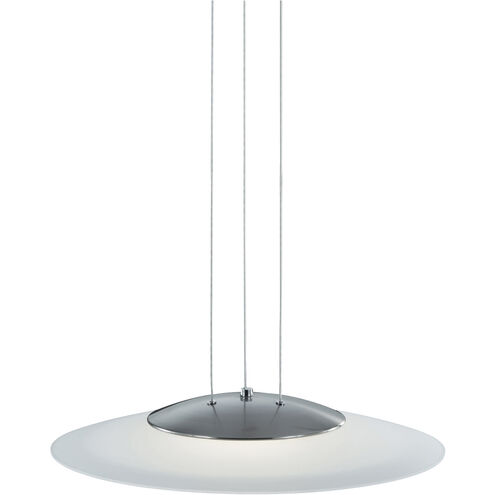 Dakar 1 Light 20 inch Nickel-Matte Pendant Ceiling Light