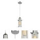 Austere Quincy Hall LED 4.5 inch Polished Chrome Mini Pendant Ceiling Light in Silver, Austere
