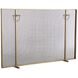 Brooklyn 48 inch Antique Brass Fire Screen