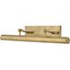 Stokes 30 inch Heritage Brass Indoor Wall Sconce Wall Light