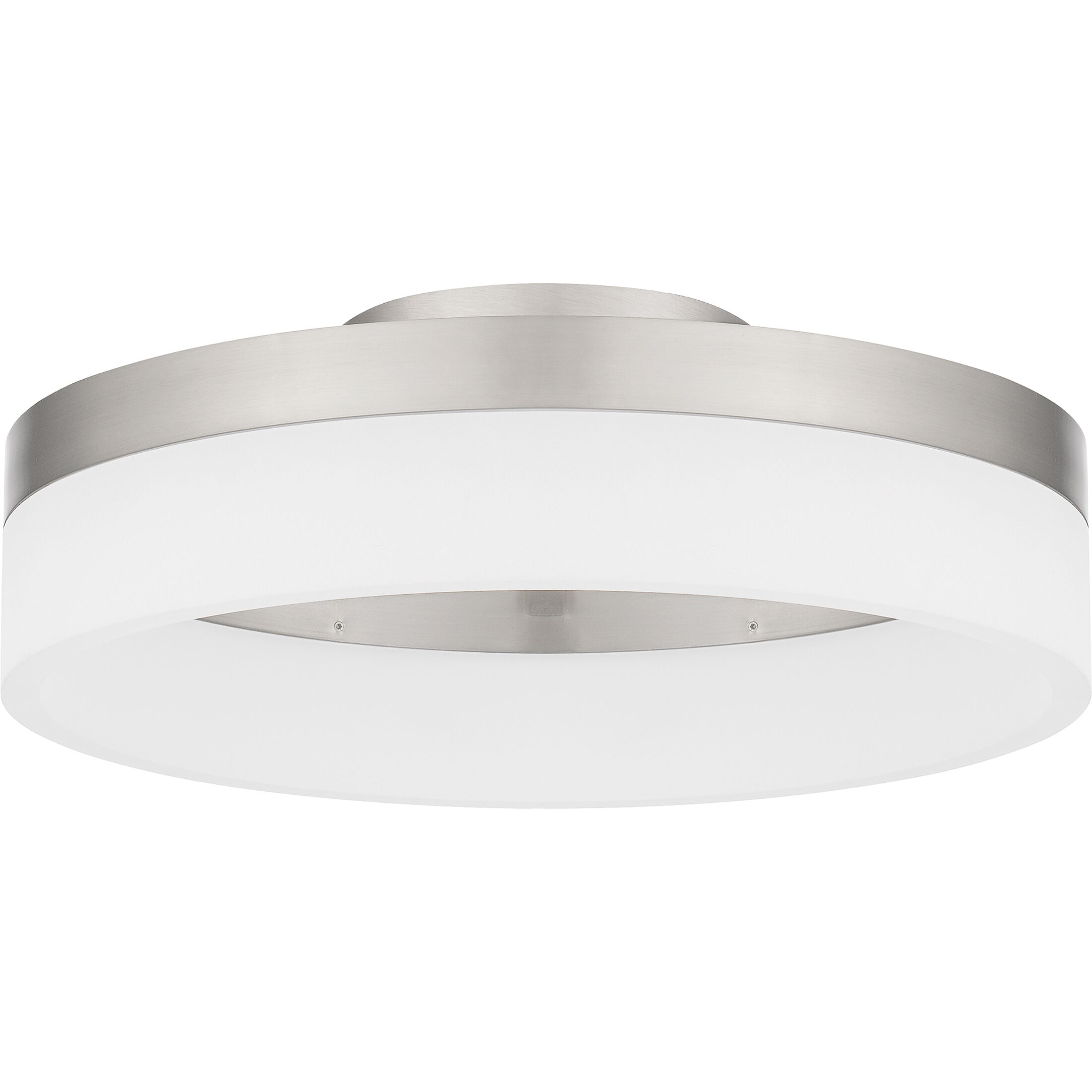 Cohen 11.75 inch Brushed Nickel Flush Mount Ceiling Light