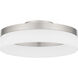 Cohen 11.75 inch Brushed Nickel Flush Mount Ceiling Light