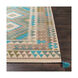 Bodie 36 X 24 inch Sage/Camel/Taupe/Teal/Dark Brown Rugs, Rectangle