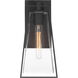 Costa 1 Light 16 inch Sand Coal Black Outdoor Wall Sconce