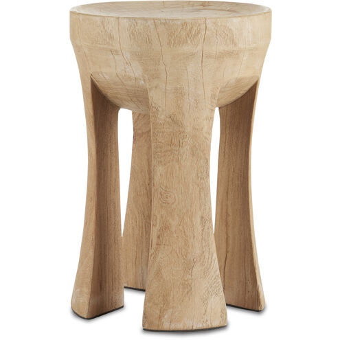 Pia 10.75 inch Natural Accent Table