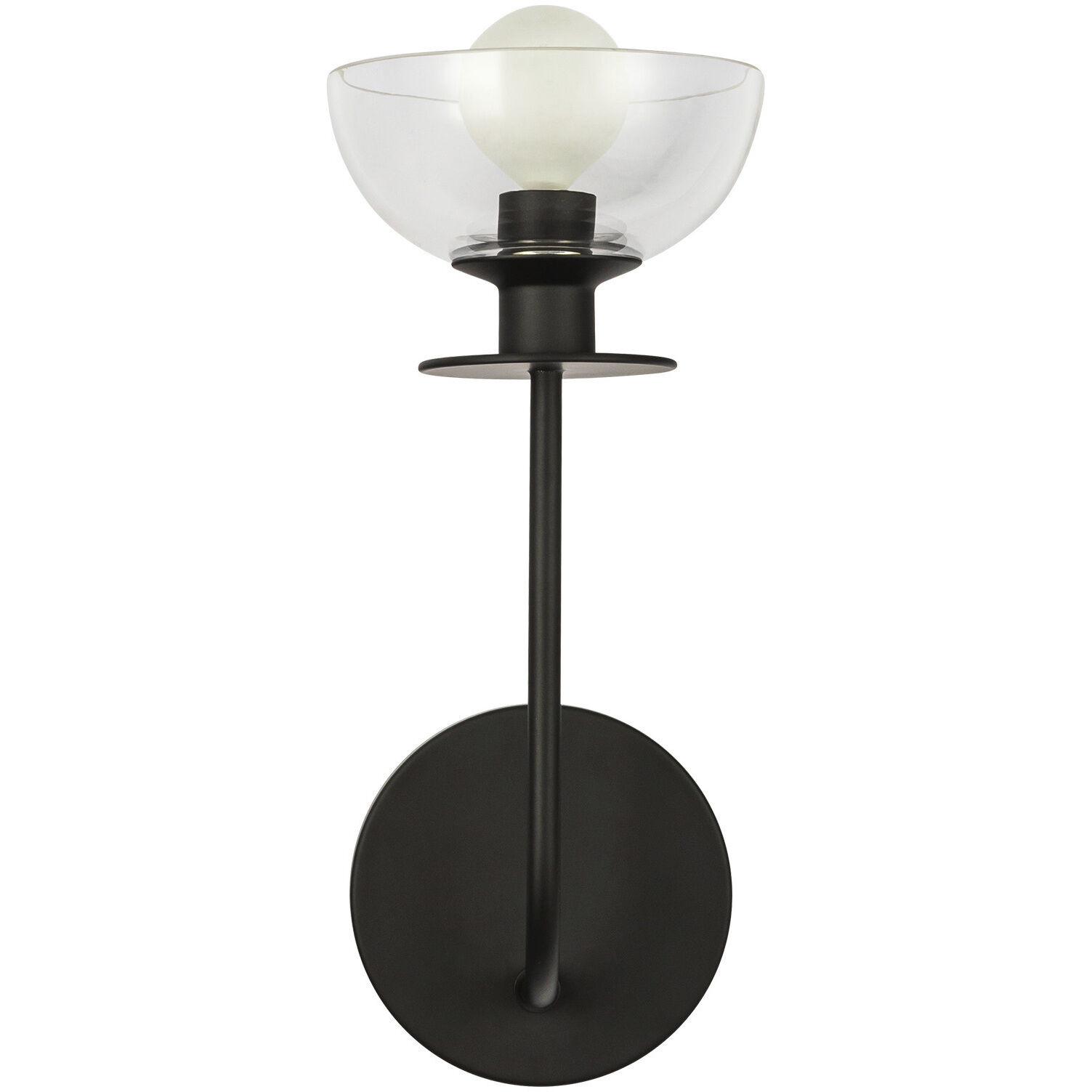 Alora Mood Sylvia Wall/Vanity Light Wall Light in Matte Black