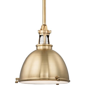 Massena 1 Light 20 inch Aged Brass Pendant Ceiling Light