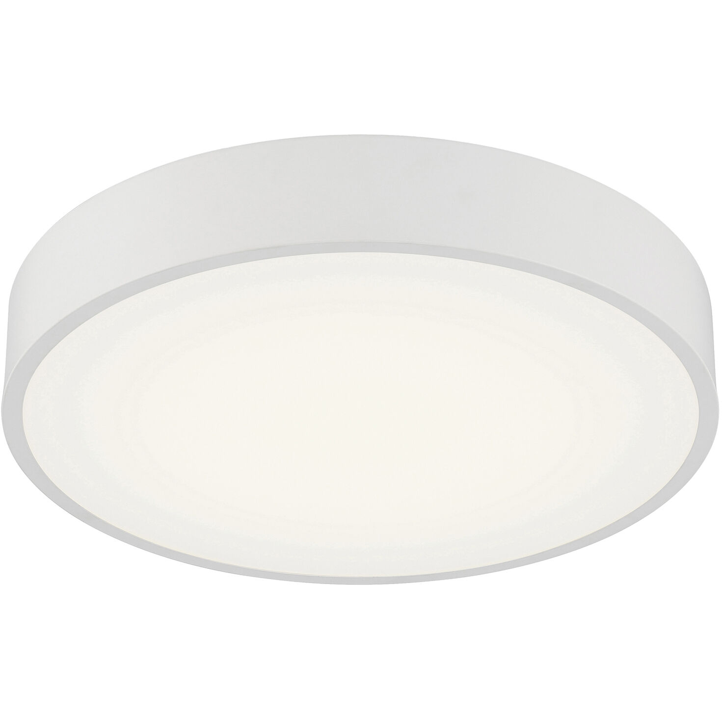 Como LED 13.75 inch White Flush Mount Ceiling Light