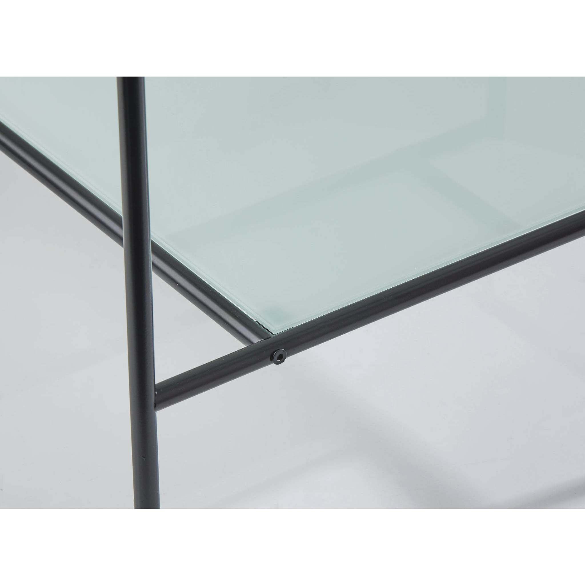 Stephen 31 X 17.75 inch Black and White Coffee Table