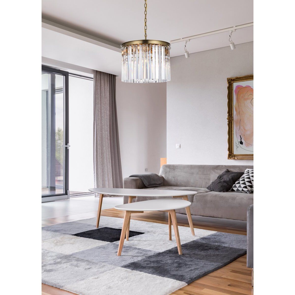 Sydney 6 Light 20 inch Satin Gold Chandelier Ceiling Light