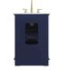 Knox 24 X 34 inch Blue Bathroom Vanity Cabinet