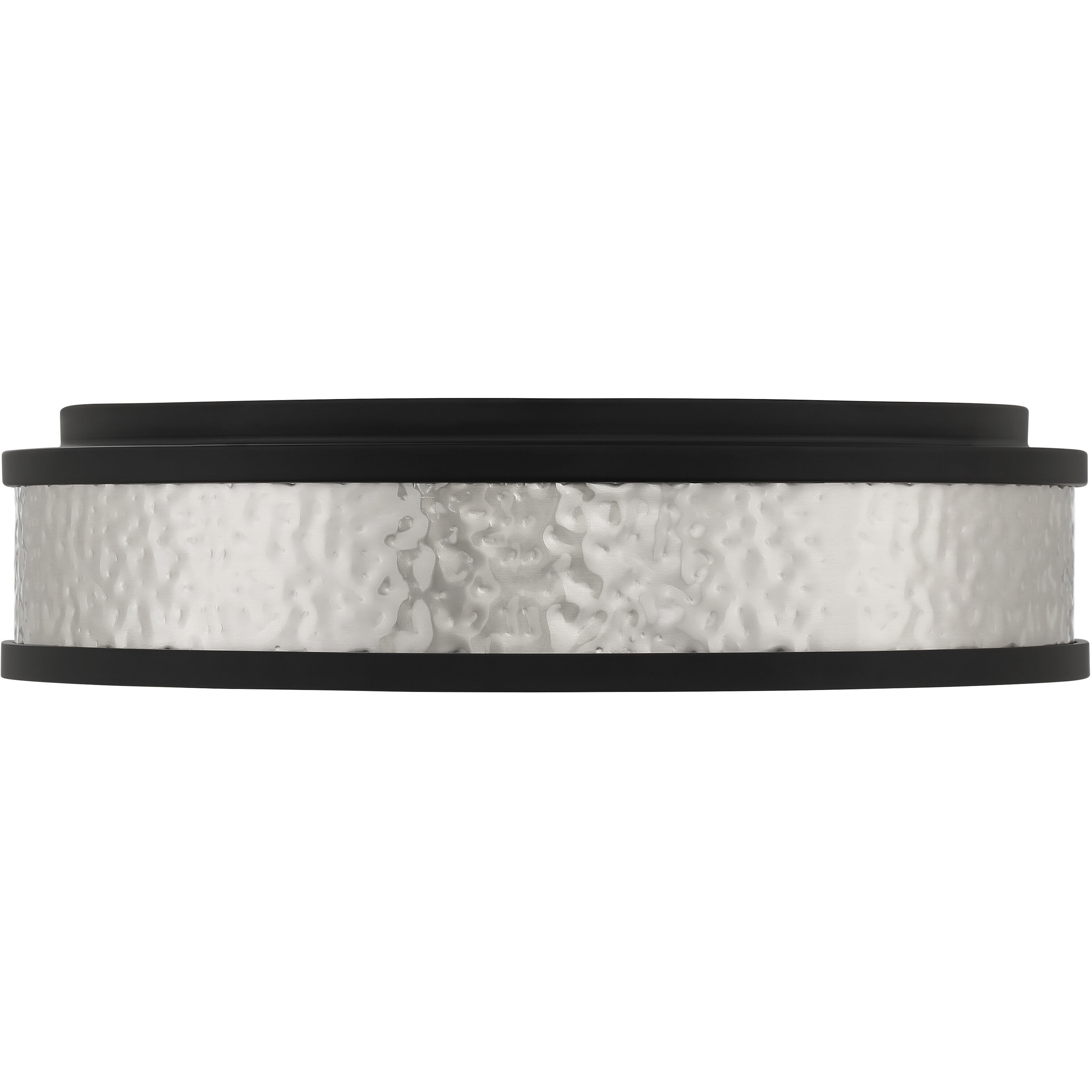 MinLav LED 15 inch Coal / Brushed Nickel Flush Mount Ceiling Light