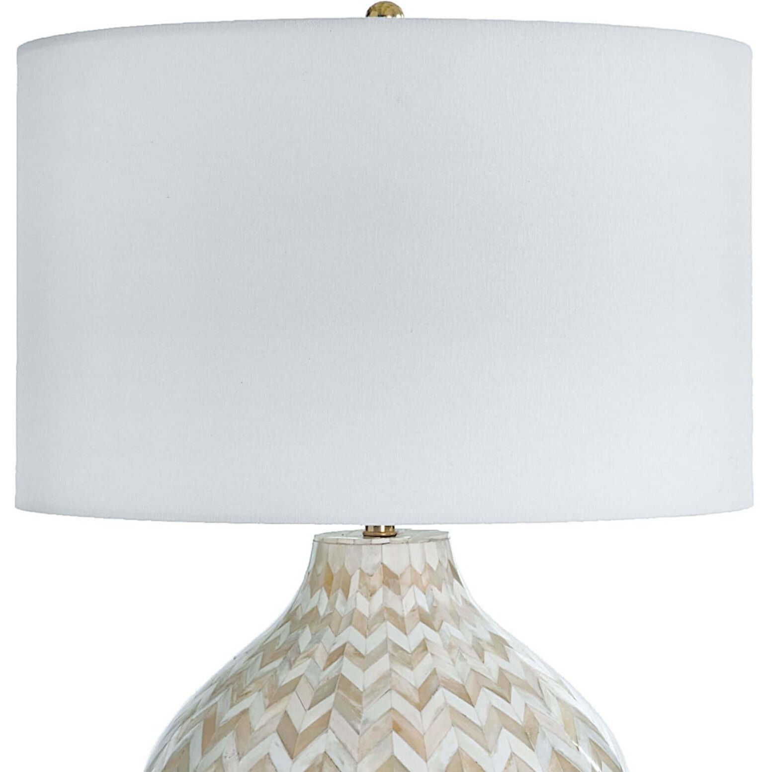 Chevron 25.25 inch 100.00 watt Natural Table Lamp Portable Light