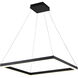 Canada LED 30 inch Matte Black Chandelier Ceiling Light