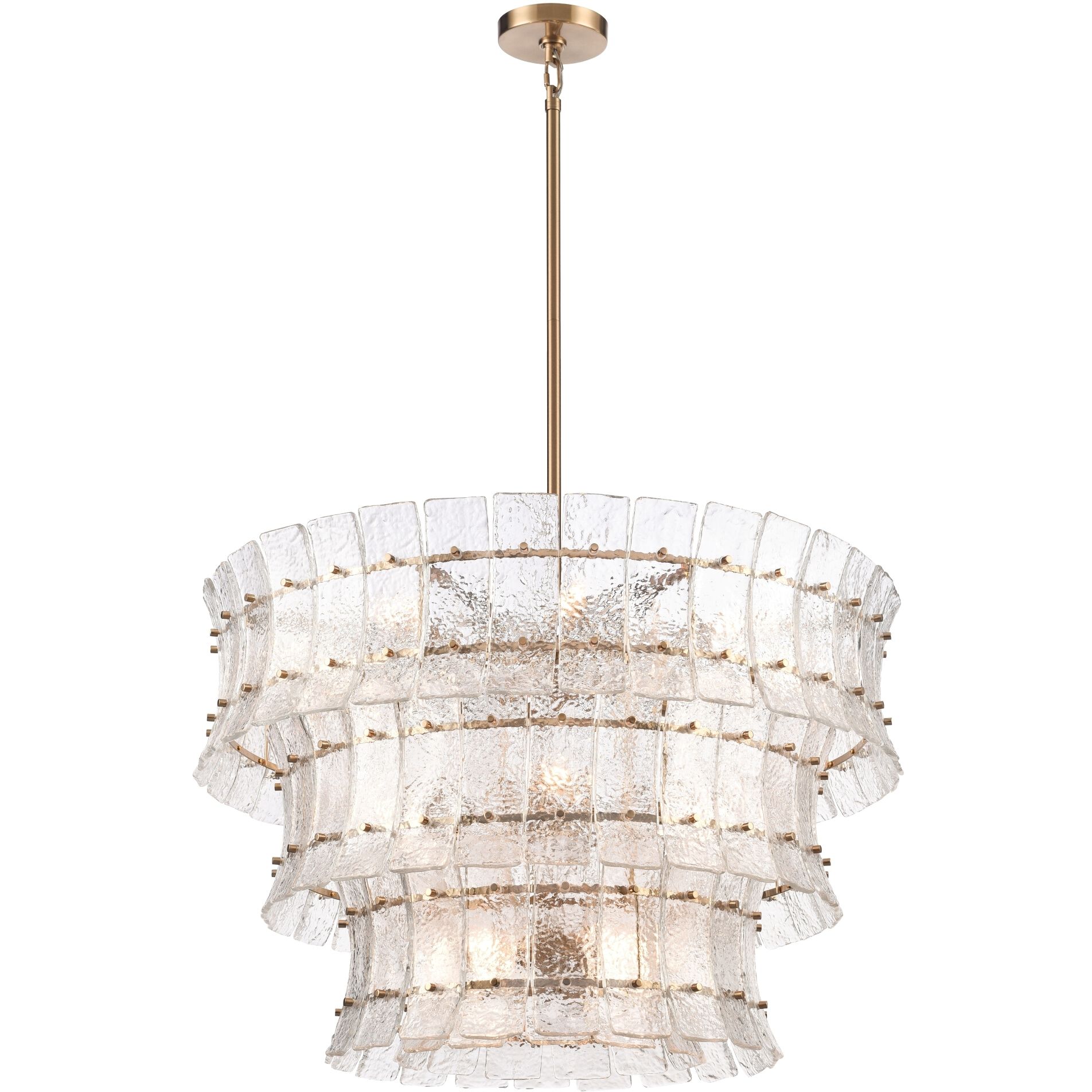 Sophie 16 Light 35.5 inch Lacquered Gold Pendant Ceiling Light
