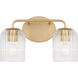 Eisele 2 Light 14.00 inch Bathroom Vanity Light