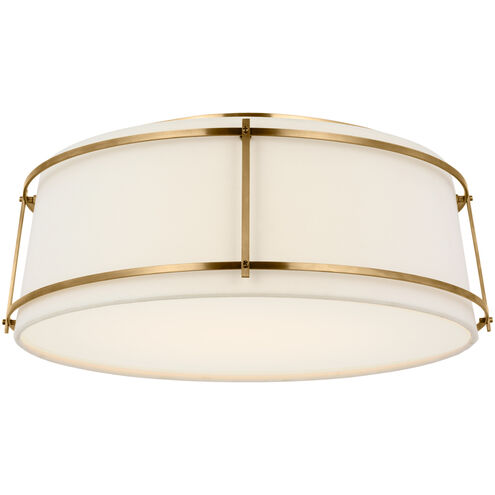 Carrier and Company Callaway LED 17.25 inch Hand-Rubbed Antique Brass Flush Mount Ceiling Light