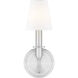 Tova 1 Light 5.25 inch Brushed Nickel Wall Sconce Wall Light