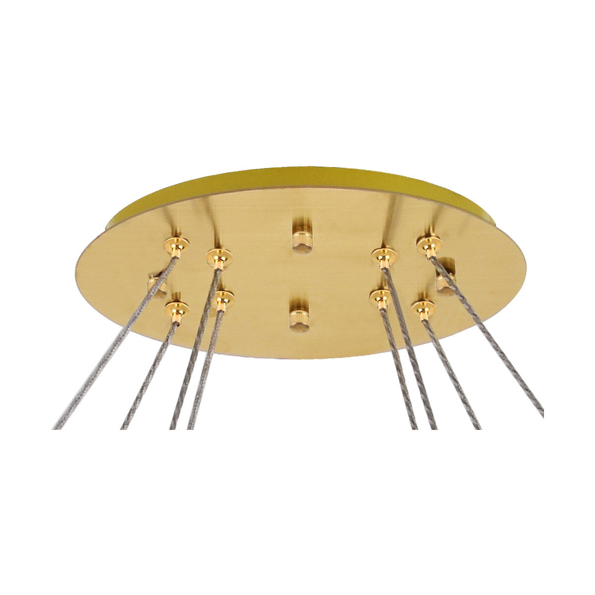 Monroe LED 48 inch Gold Chandelier Ceiling Light
