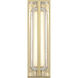 Langferd 1 Light 16 inch Gold Outdoor Wall Sconce