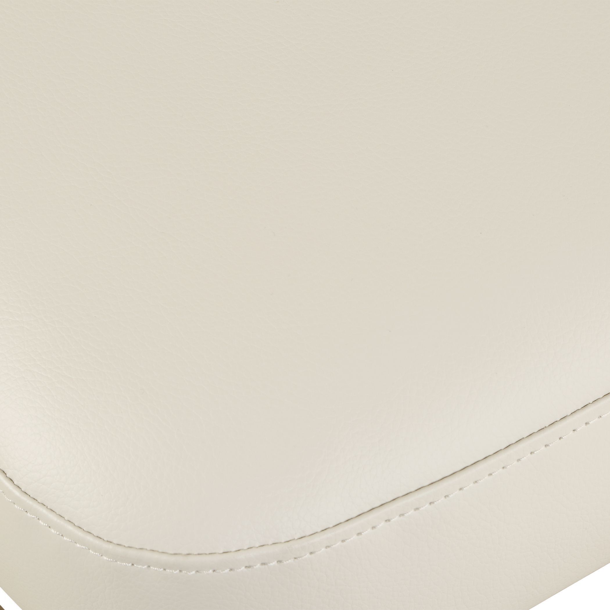 Stitches 38.5 inch Ecru and Warm Walnut Counter Stool