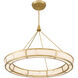 Velaris LED 36.25 inch Legacy Brass Pendant Ceiling Light