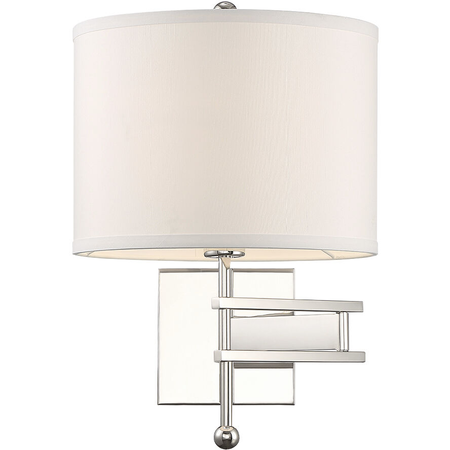 Marshall 20.5 inch 60.00 watt Polished Nickel Task Sconce Wall Light