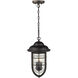 Dylan 3 Light 10 inch Oil-Rubbed Bronze Exterior Hanging Lantern in Oil Rubbed Bronze