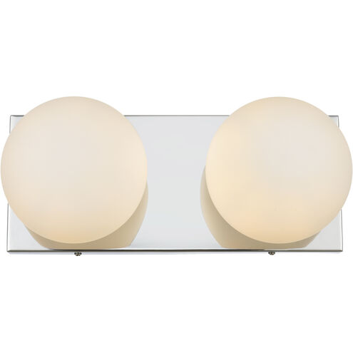 Jaylin 2 Light 14 inch Chrome Bath Sconce Wall Light