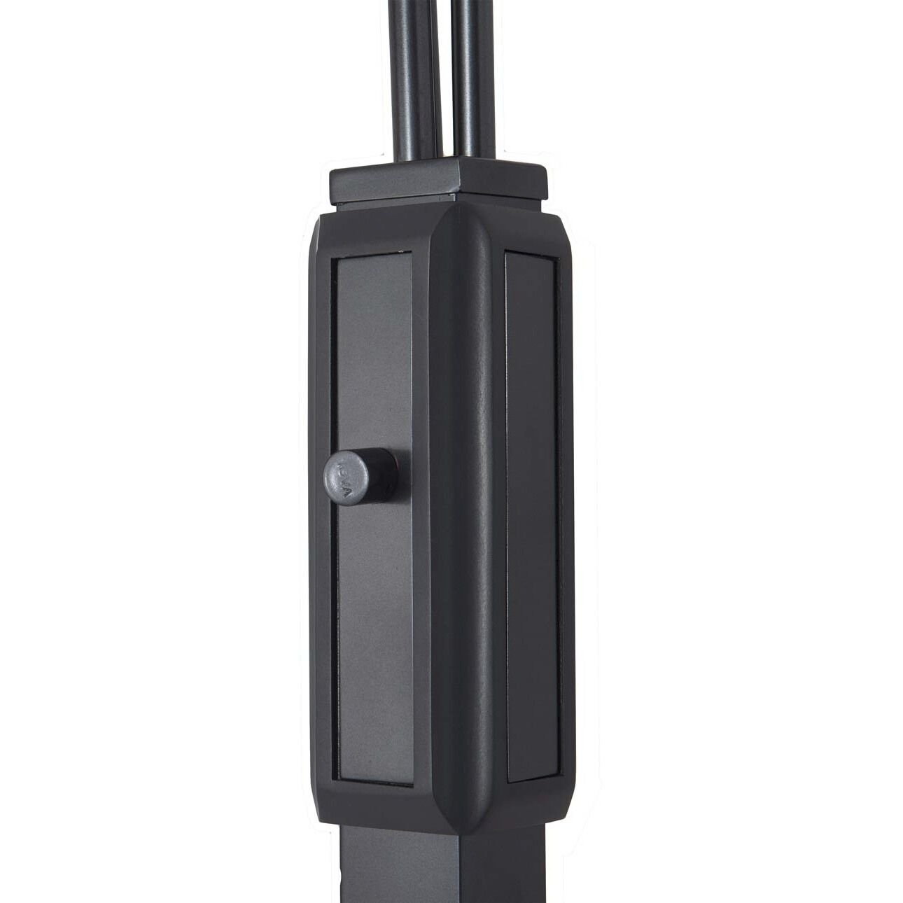 Natural Mica 86 inch 40.00 watt Gunmetal and Charcoal Gray Arc Floor Lamp Portable Light