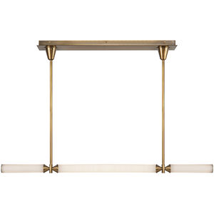 Edwin 47.88 inch Vintage Brass Linear Pendant Ceiling Light