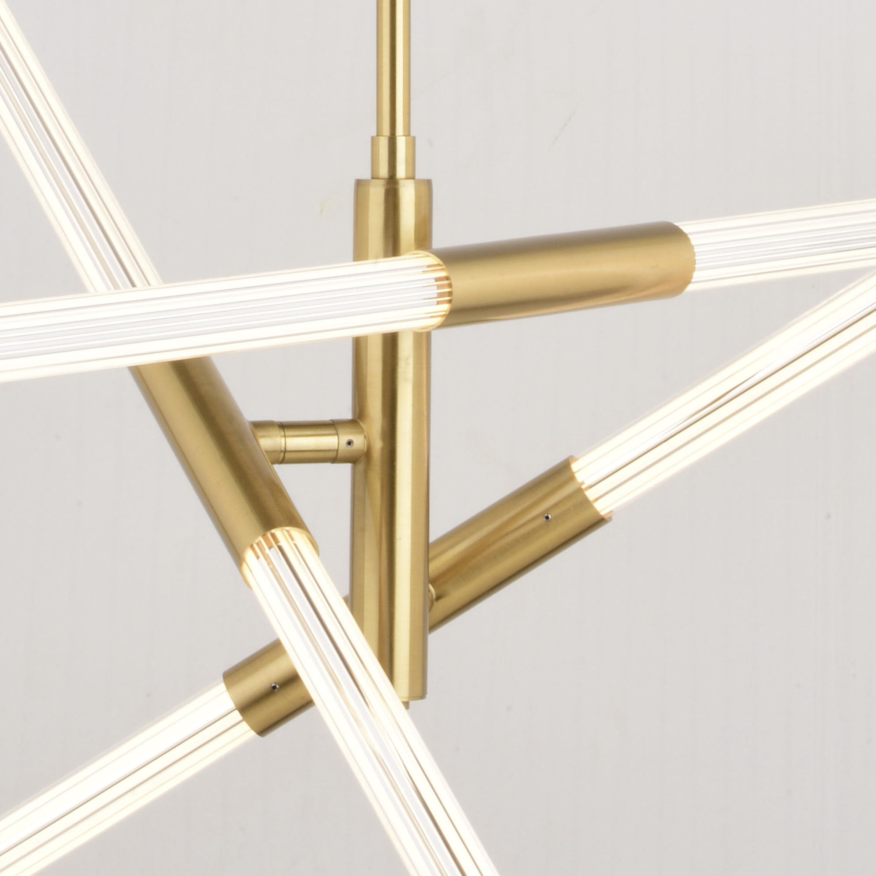 Avalon LED 27 inch Muted Brass Pendant Ceiling Light