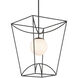 Rochefort 1 Light 18 inch Black Indoor/Outdoor Lantern Pendant Ceiling Light