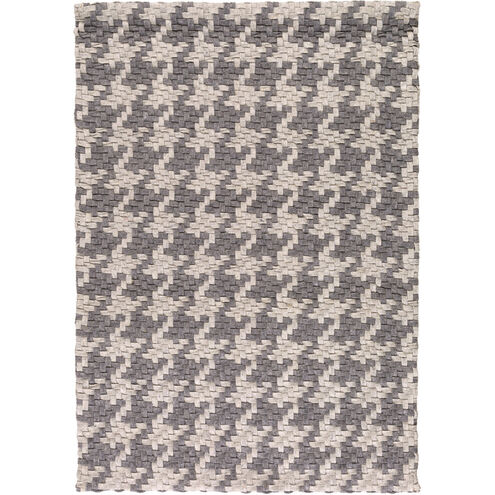 Jigsaw 36 X 24 inch Gray and Gray Area Rug, Wool