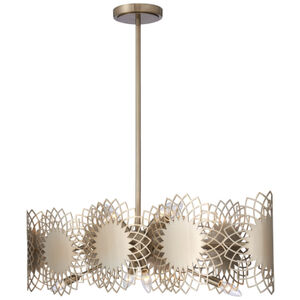 Helia 8 Light 38 inch Brushed Champagne Gold Island Light Ceiling Light