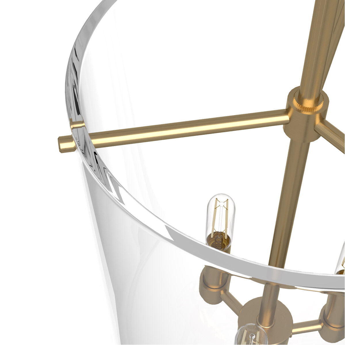 Sacha 3 Light 11 inch Alturas Gold Pendant Ceiling Light