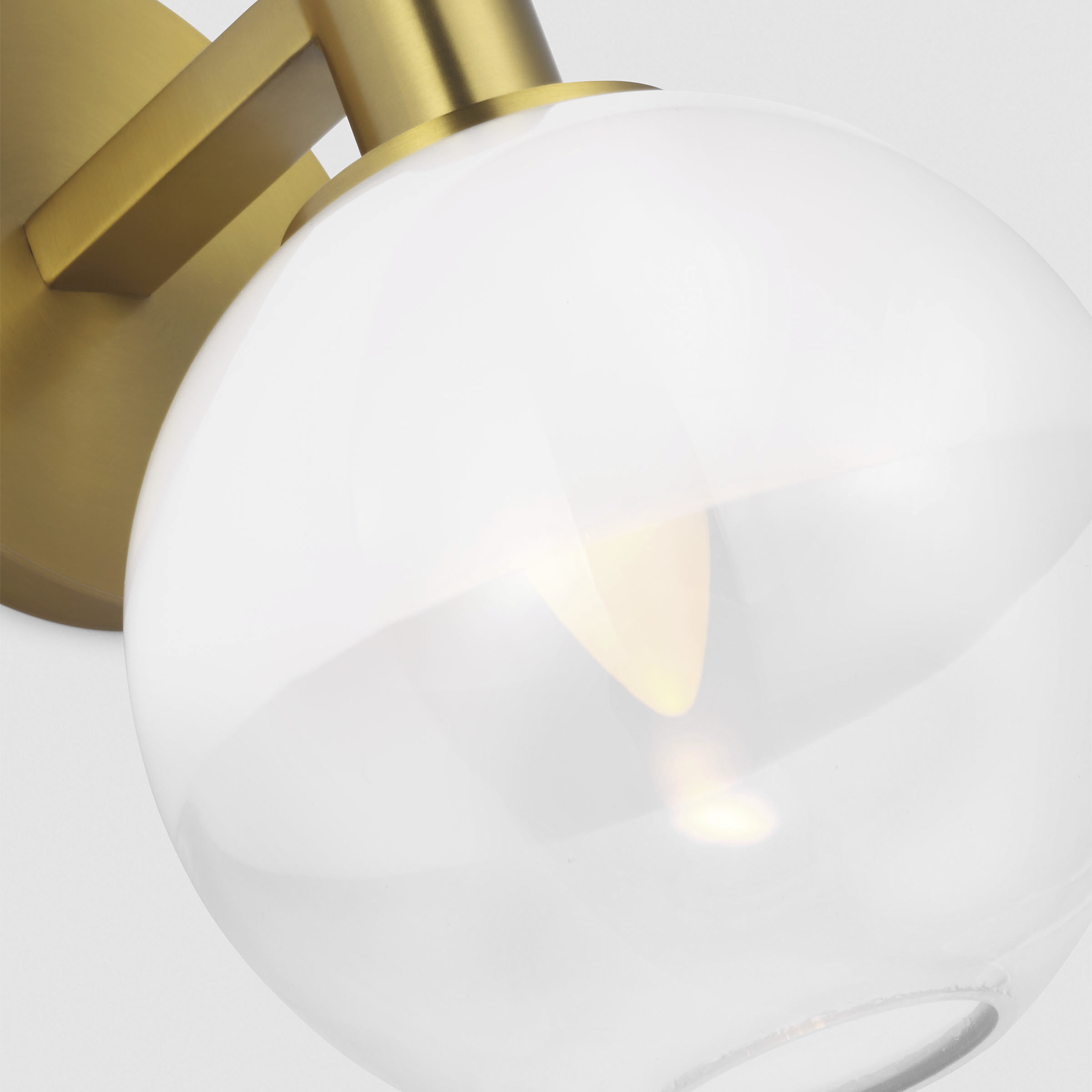 Sean Lavin Torian Sconce Wall Light in Burnished Brass