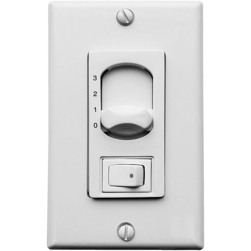 Atlas White Fan Wall Switch