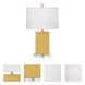 Small Harvey 19.13 inch 60 watt Sunset Yellow Accent Lamp Portable Light