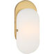 Heathcote 1 Light 4.5 inch Legacy Brass Vanity Light Wall Light