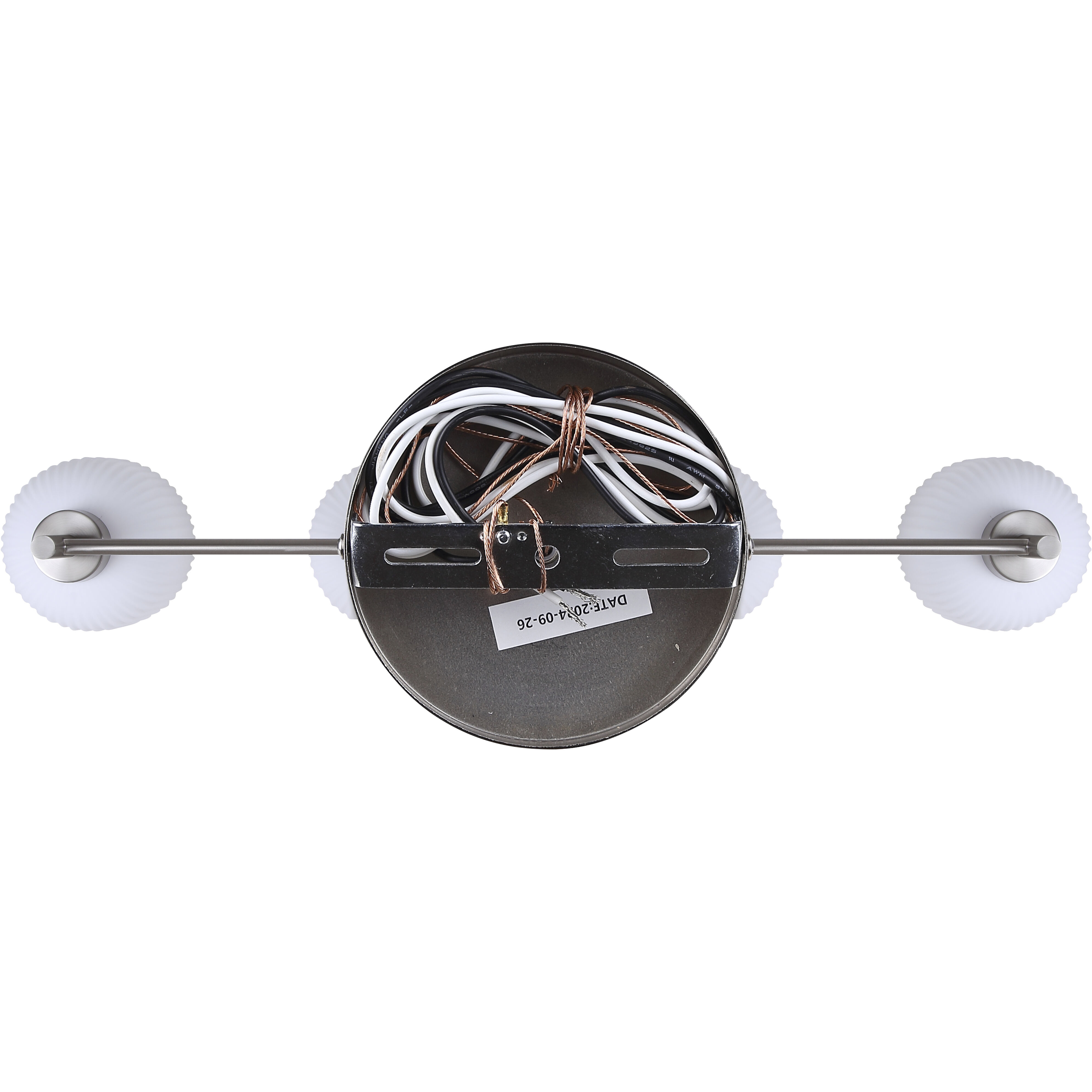 Mallory 4 Light 36.38 inch Brushed Nickel Chandelier Ceiling Light