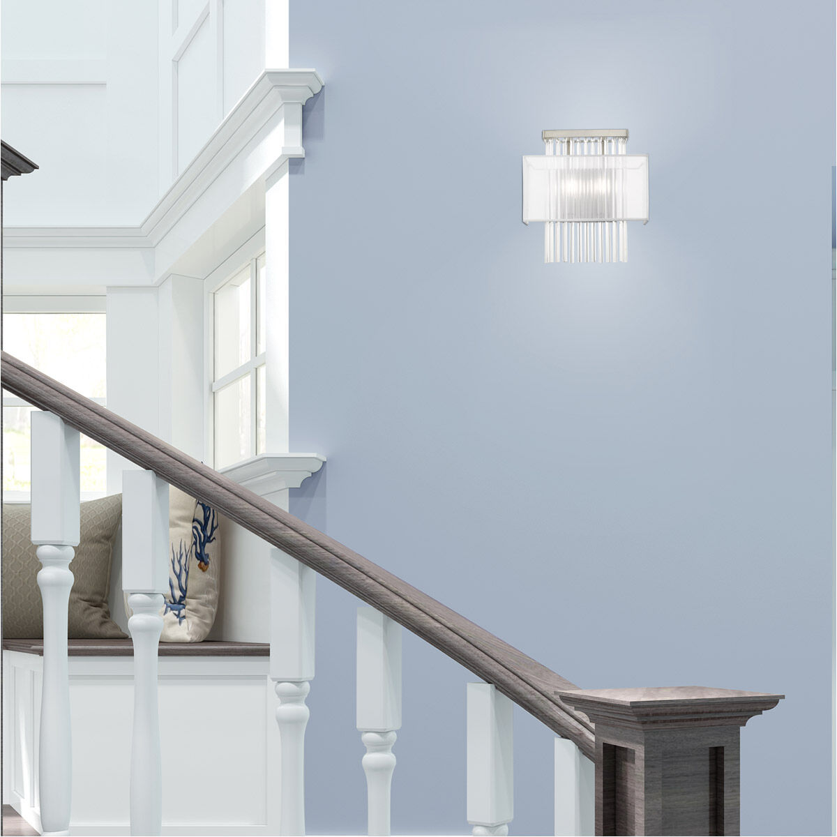 Alexis 2 Light 13 inch Brushed Nickel ADA ADA Wall Sconce Wall Light