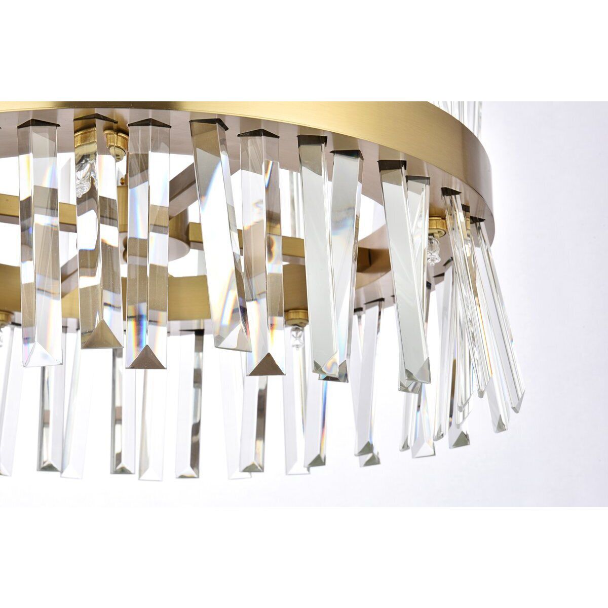 Serephina 10 Light 20 inch Satin Gold Pendant Ceiling Light