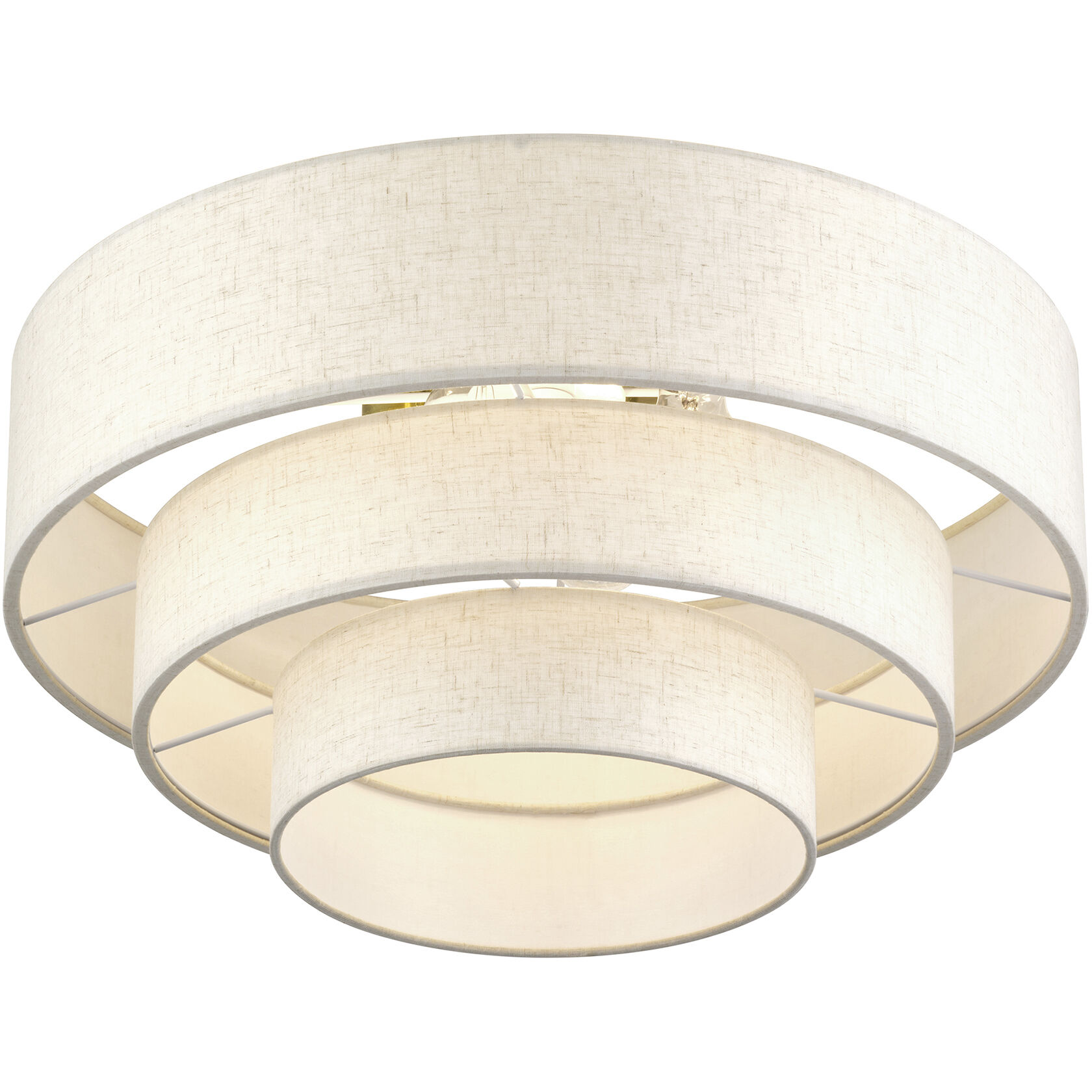 Manorwood 4 Light 21 inch Antique Brass Semi Flush Mount Ceiling Light, Extra Large